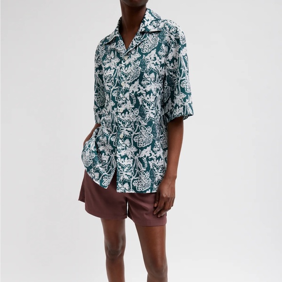 Recycled Nylon Batik Camp Shirt - Picture 1 of 3